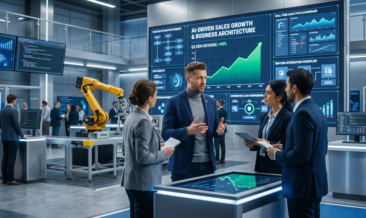 Автоматизація, AI та роботизація — це про ріст продажів